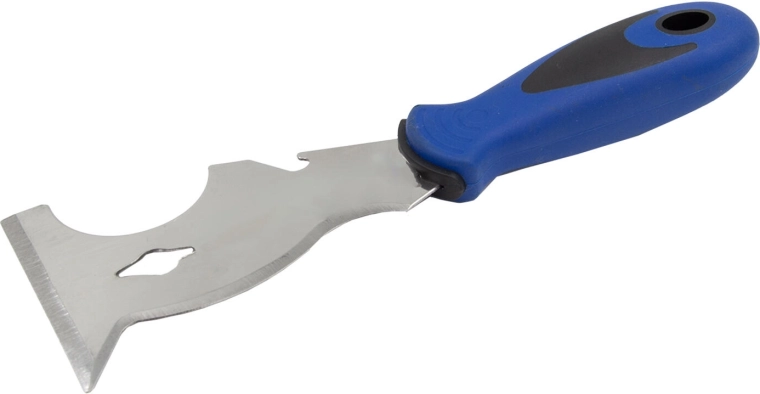 Maler spartel i rustfrit stål med ergonomisk håndtag