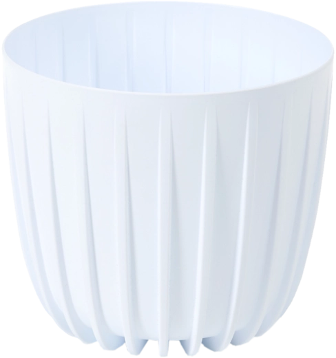 Lav urtepotte Mira 24 cm hvid