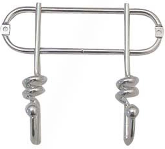 Vægmonteret knagerække Toro Twist med 2 kroge