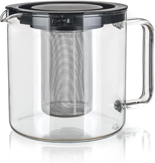 Glastekande til te 1,3 l med filter i rustfrit stål SIMAX FROM