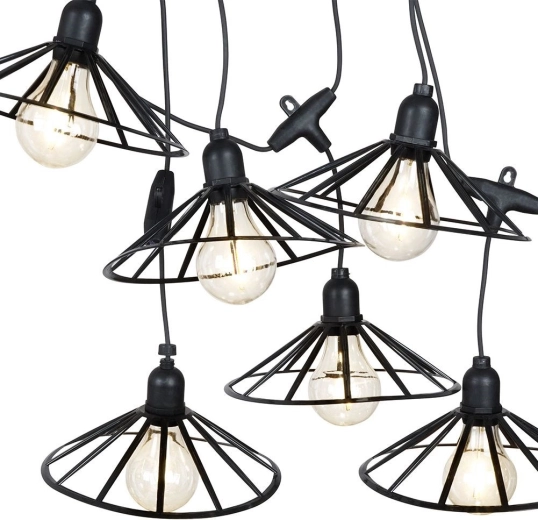 Have-LED lyskæde 5,5 m med 6 lys, timer, IP44