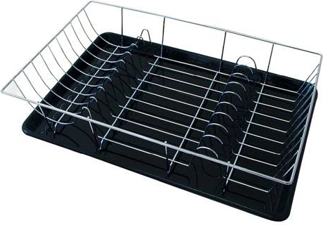 Opvaskestativ 48 × 32 cm med plastikbakke