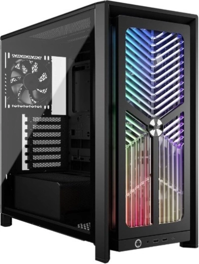 Corsair Frame 4000X RS sort kabinet mid tower ATX