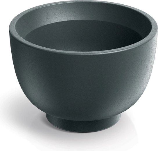Vivos Round plantekrukke 40 cm grafit