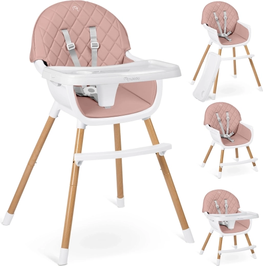 Højstol NUKIDO Lilo rosa