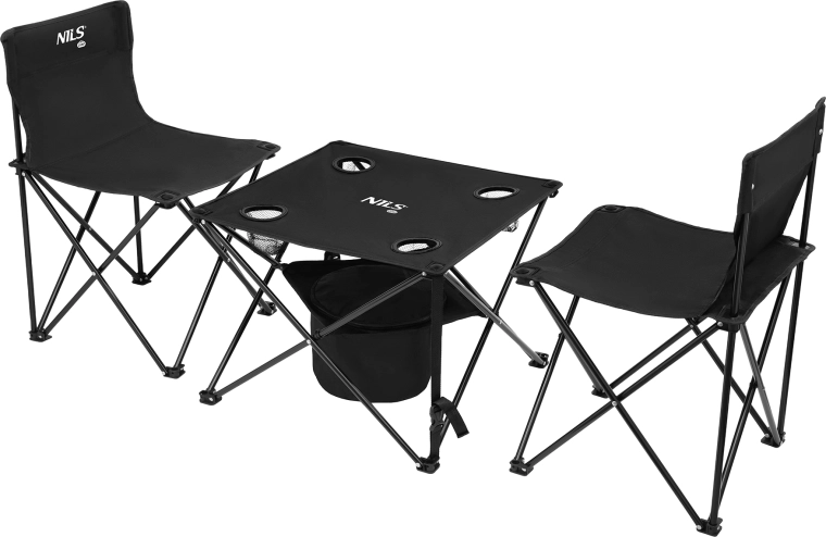 NILS Camp kempingsæt med bord og 2 stole