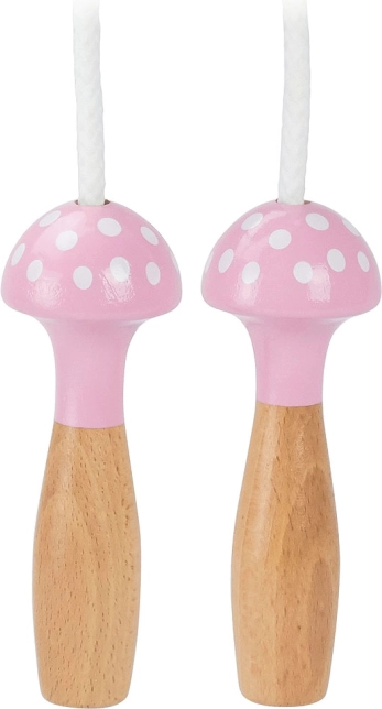 Lyserødt sjippetov med prikker VILAC