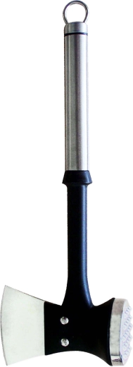 Kødhammer og hakker i rustfrit stål 25 × 10,5 cm