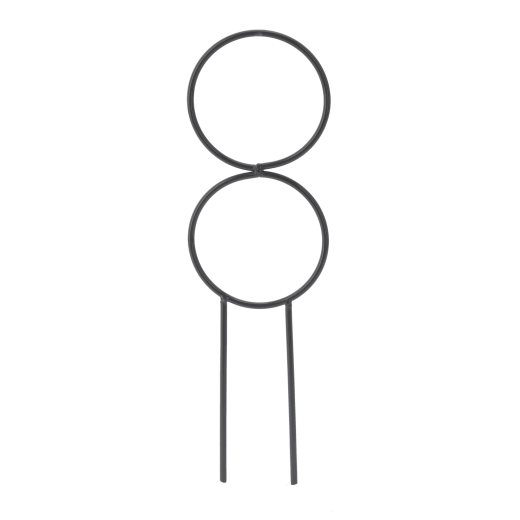 Sæt med metalstøtter til stueplanter 12 × 40 cm, grøn, 3 stk.