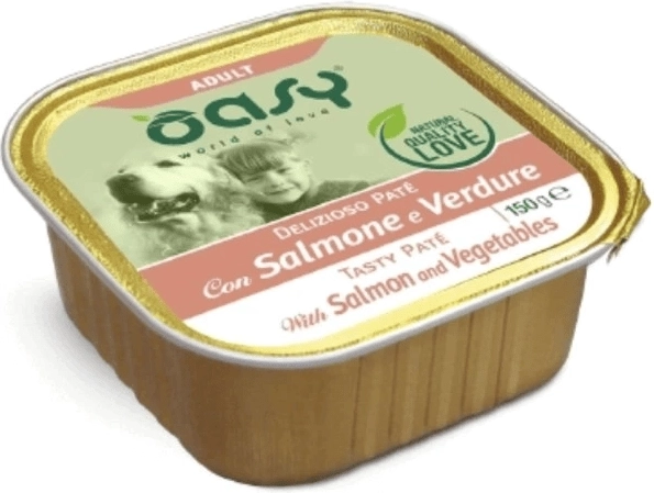 Oasy Tasty Paté Adult laks og grøntsager 150 g