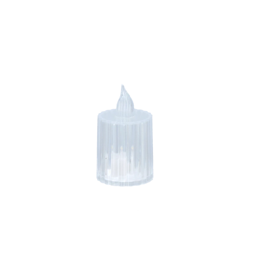 LED-lyskrone transparent 3,5 × 6,5 cm