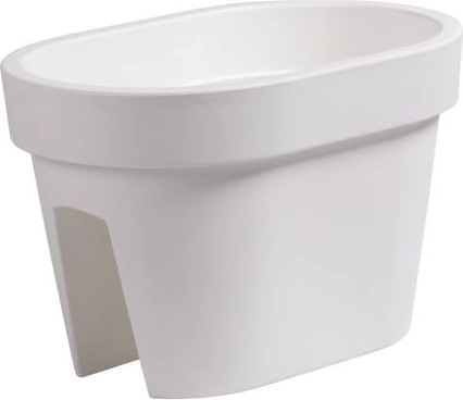 Lofly Railing altankasse 39,6 cm hvid