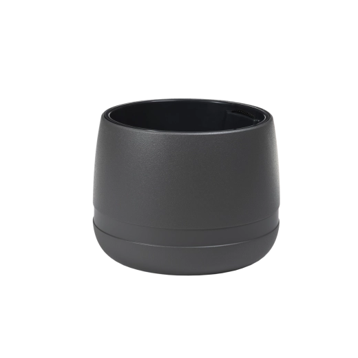 Blomsterkrukke Lamela KOMA Waza 42 cm antracit med indsats
