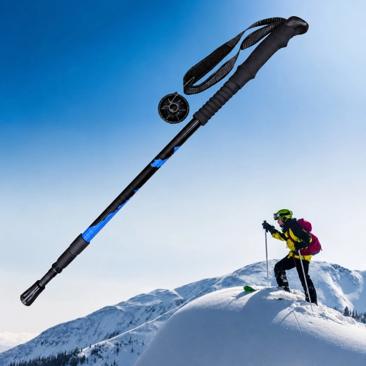 Justerbar trekkingstav til nordic walking 65–135 cm