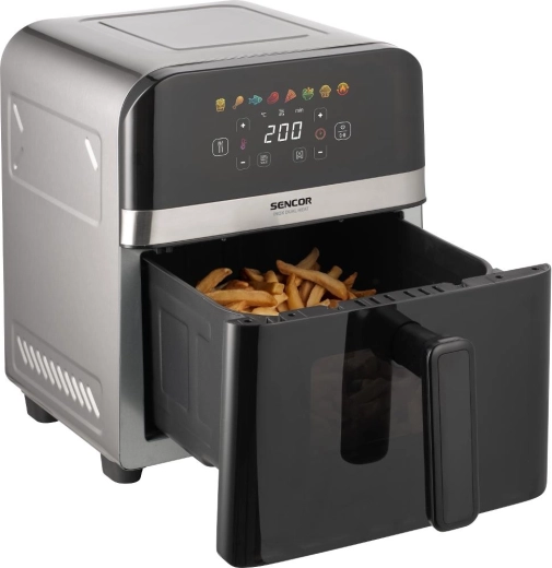 Varmluftsfriture Sencor SFR 6800SS Dual Heat Inox