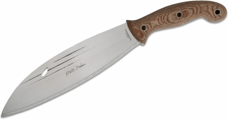 Condor Primitive Bush Mondo udendørskniv 25,4 cm, brun, Micarta, læderskede