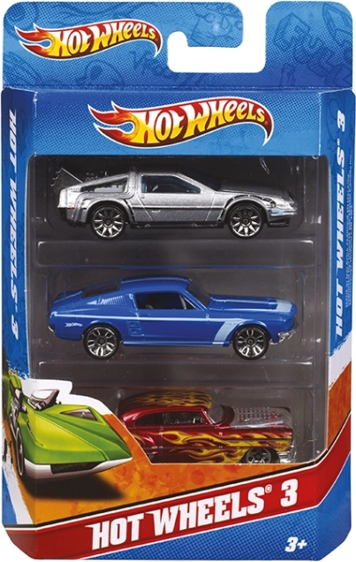 Hot Wheels bilmester sæt 3 stk