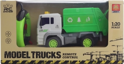 RC skraldebil med fjernbetjening