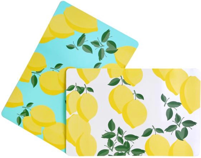 TORO plastikbordskåner med frugtmotiv 28,5 × 44 cm