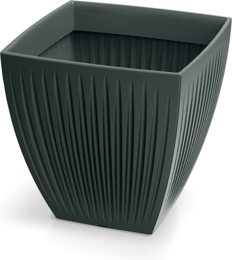Plantekrukke Latia Square 40 × 40 × 40 cm antracit