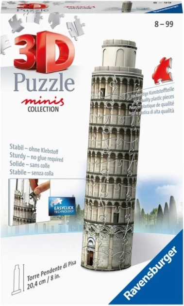 Ravensburger 3D-puslespil med motiv af Det Skæve Tårn i Pisa