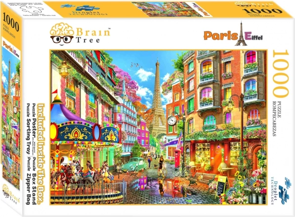Puzzle Brain Tree Paris 1000 brikker