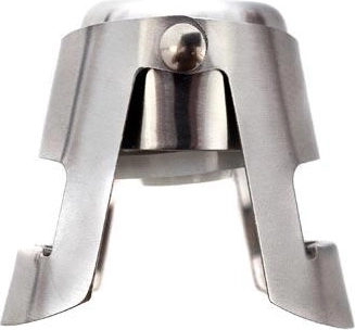 Champagneprop CULINARIA i rustfrit stål med silikonepakning