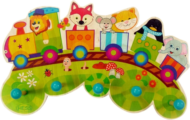 Knagerække tog med dyr