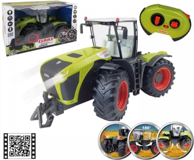 RC traktor CLAAS Xerion 1:16 med lys og drejelig kabine