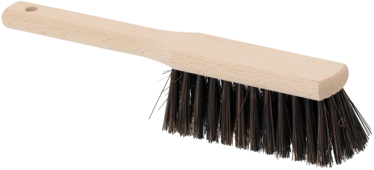 Håndkost af naturtræ 30 cm