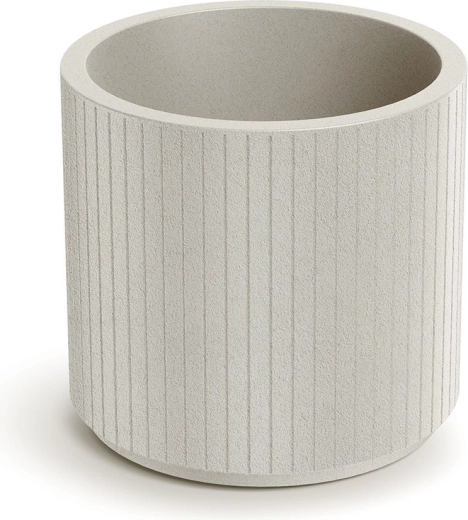 Coro Round blomsterpotte 40 cm sandfarvet