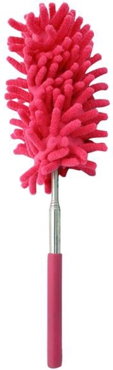 Teleskopisk antistatisk støvkost af mikrofiber