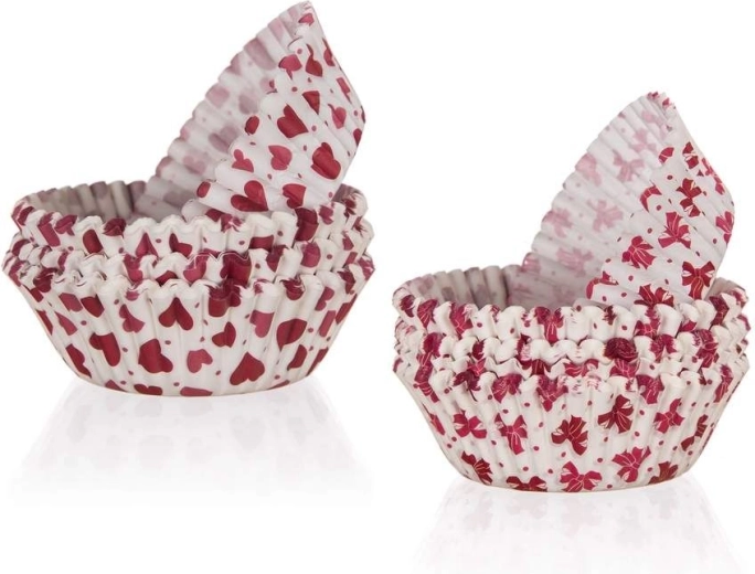 Sæt bageforme LOVE 8,7 cm 100 stk