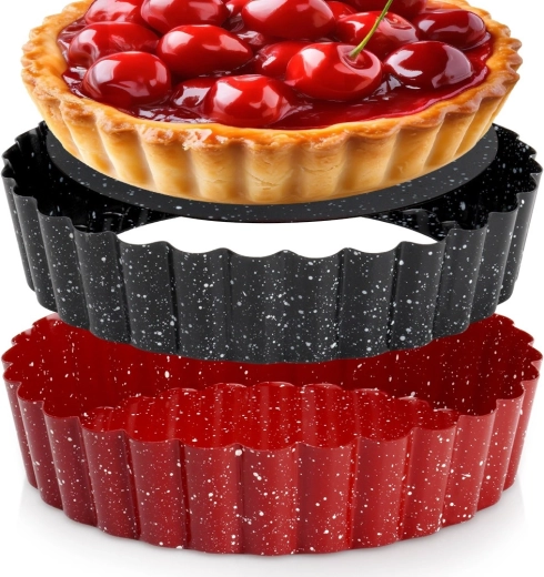 Granitform til tærter med aftagelig bund 12 cm, 2 stk.