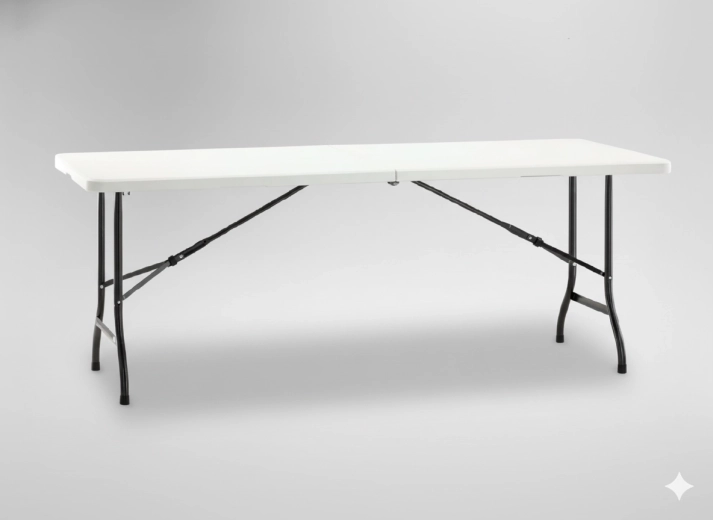 Sammenklappeligt turist- og cateringbord 180 × 70 × 74 cm