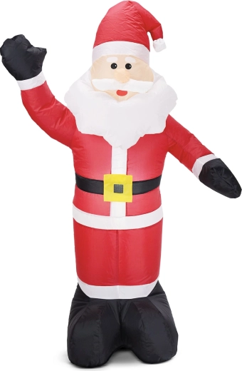 Oppustelig Sankt Nikolaus med LED-belysning, 150 cm