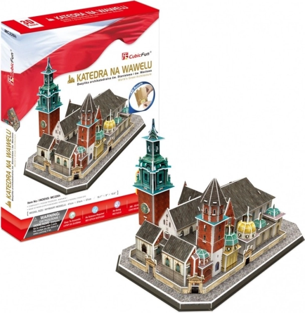 CubicFun 3D puslespil Wawel-katedralen (101 brikker)