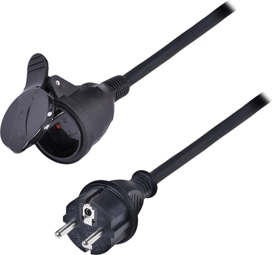 Solight forlængerledning på kabeltromle 15 m, 1 stikkontakt, IP44, H07RN-F 3G 2,5 mm² - 1 stk.
