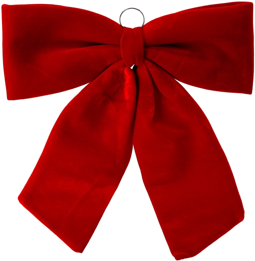 Jule-sløjfe rød 70 cm