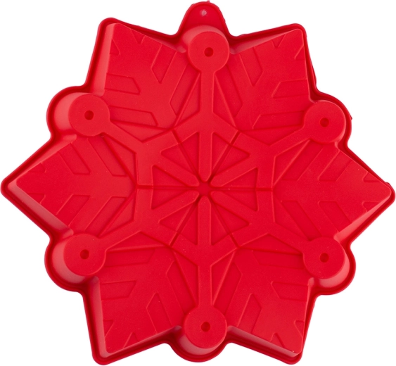 AltomDesign silikonebageform i snefnug-form 28 × 24,5 cm