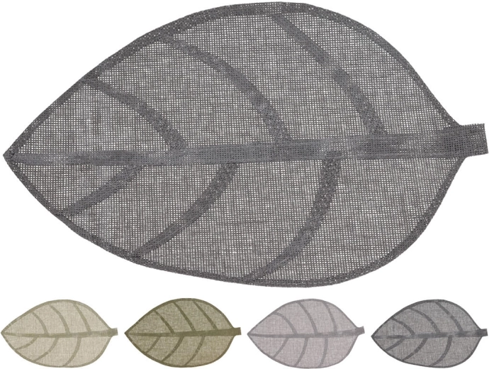 Dækkeserviet Blad 50 × 33 cm, farvemix