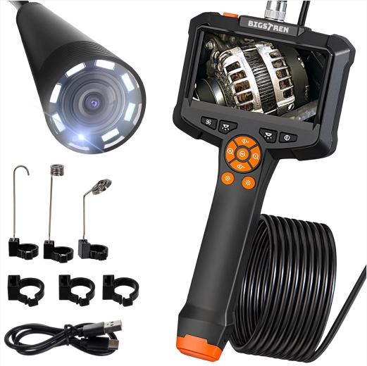 Inspektions-endoskopkamera Bigstren 5 m med display Full HD IP67