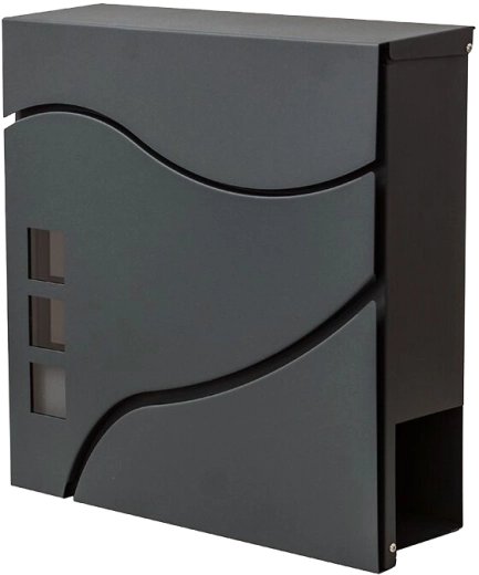 Postkasse Stork 37 × 37 × 10,5 cm, galvaniseret og pulverlakeret