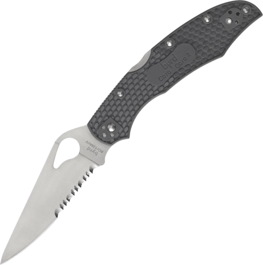 Byrd Cara Cara 2 Lightweight foldekniv, sort FRN, kombiklinge