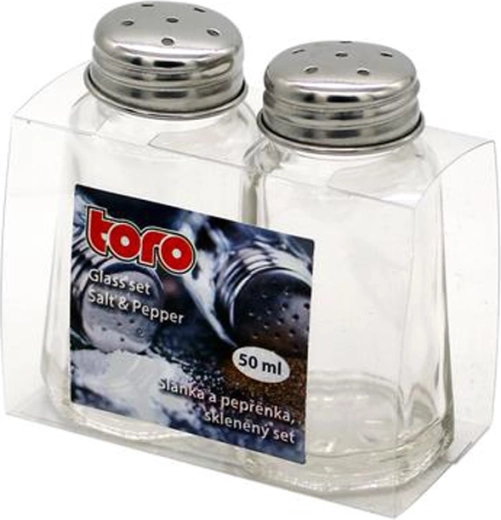 Glas salt- og peberbøsse TORO 50 ml