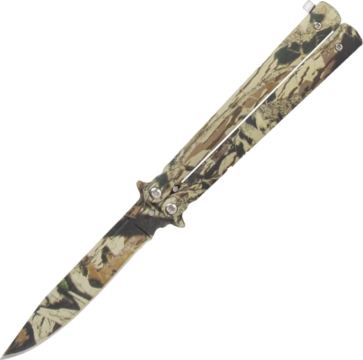Magnum Balisong Camo butterflykniv 10,5 cm, camouflage, stål