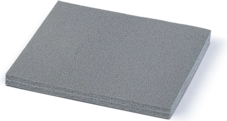 Skumindsats til værktøjskuffert 30,5 × 28,5 × 2 cm – grå