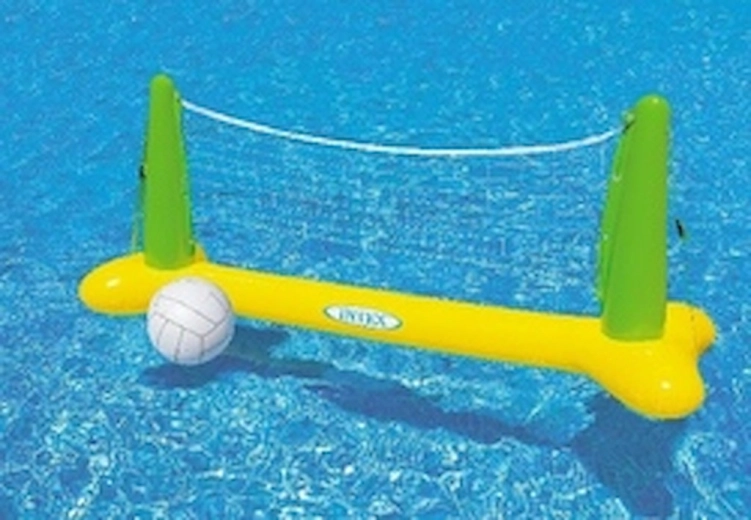 Intex oppusteligt volleyballnet til vand med bold