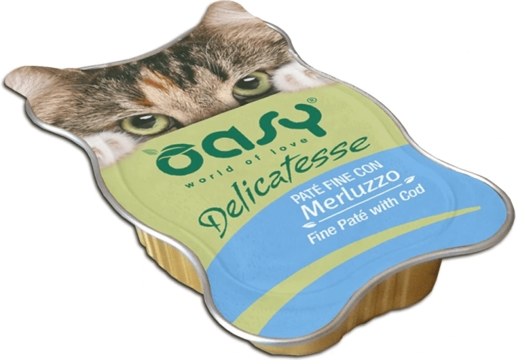 Oasy Delicatesse torsk til katte 85 g