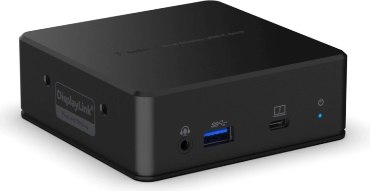 Belkin USB‑C-dockingstation med dobbelt skærm (85 W, DisplayLink)